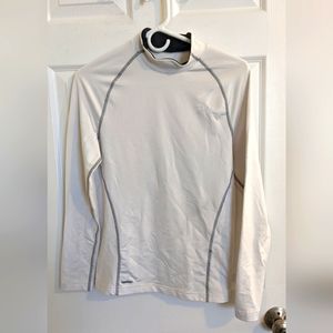 Dri-Star  white S long sleeve high neck men's athletic top